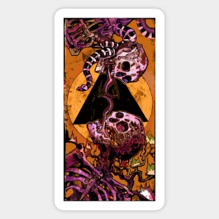 The Lovers (Cyberpunk Tarot) Sticker